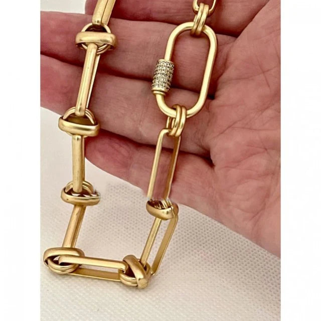 Carabiner Chain Necklace | Shannon Liz
